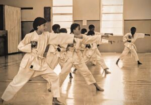 1977 Johnpaul Williams at San Francisco Gojukai USA Grading.