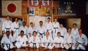 2007 Seiwakai training in Japan with Johnpaul Williams at the old dojo of Seiichi Fujiwara