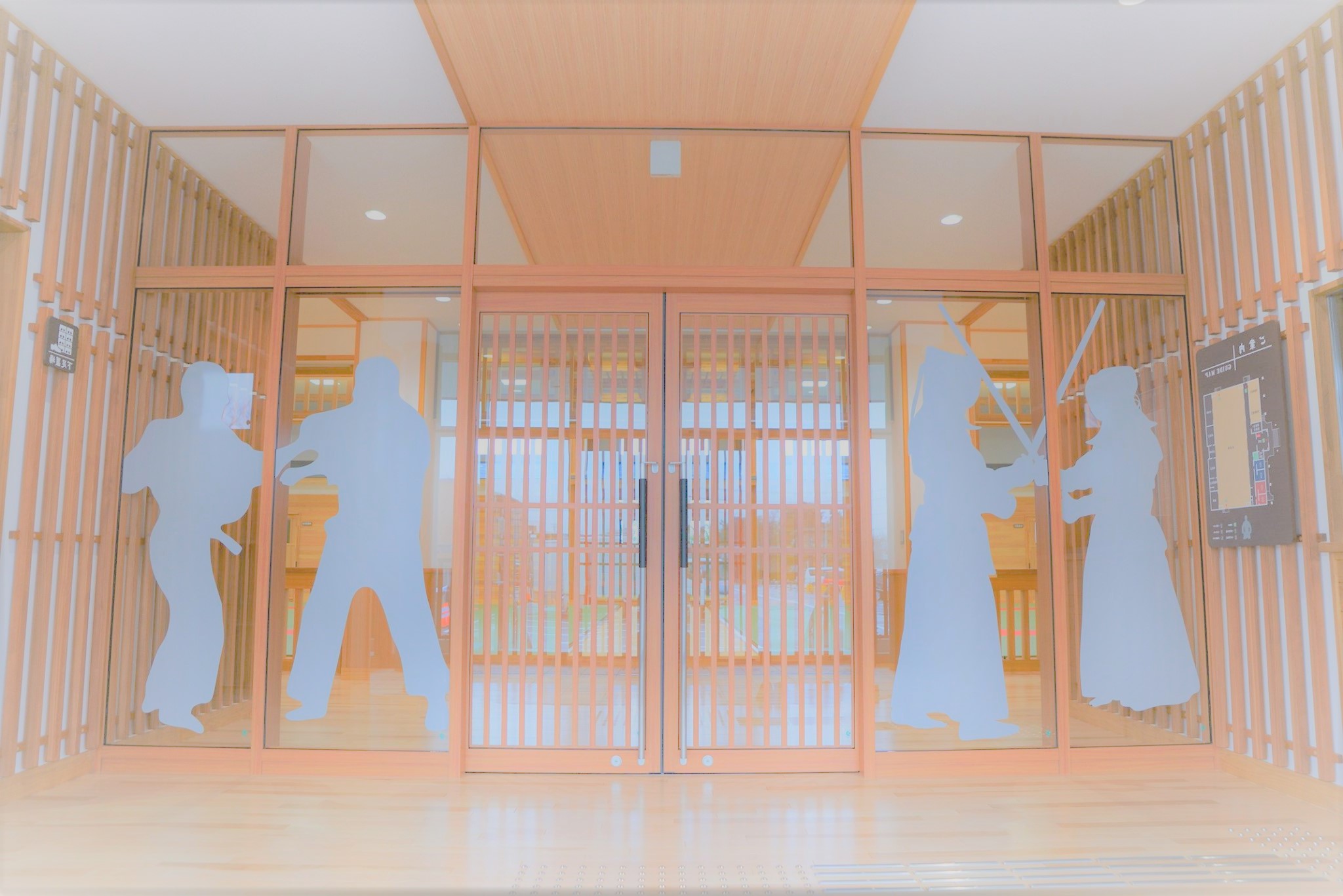 Empty Karate Training Hall