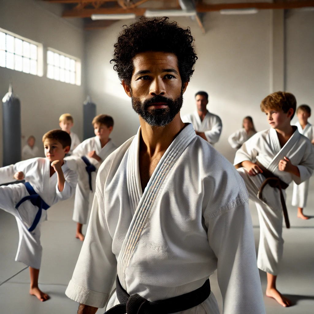 Getting their bodies moving in Menlo Park Seiwakai Karate Silicon Valley Gojukan