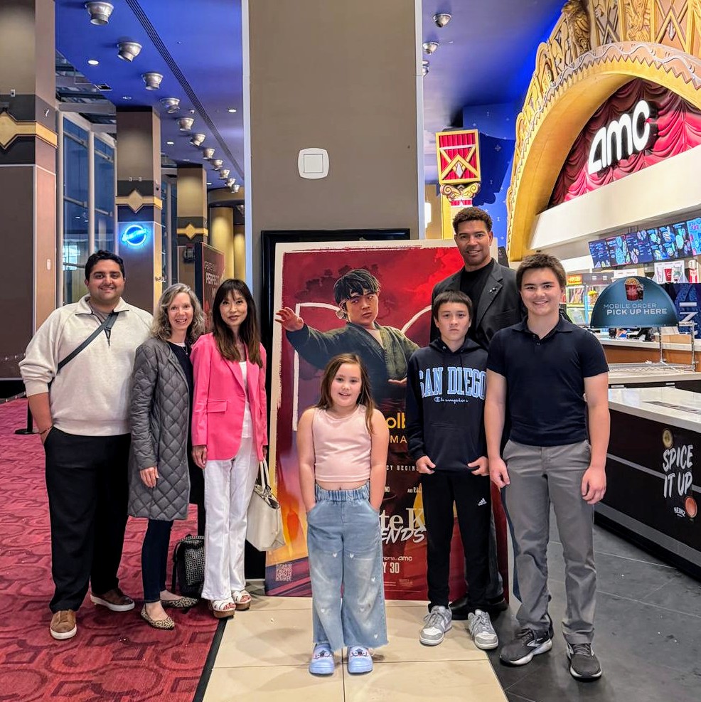 Seiwakai Karate Silicon Valley (SKSV Menlo Park) at the Karate Kid Legends preview in San Francisco